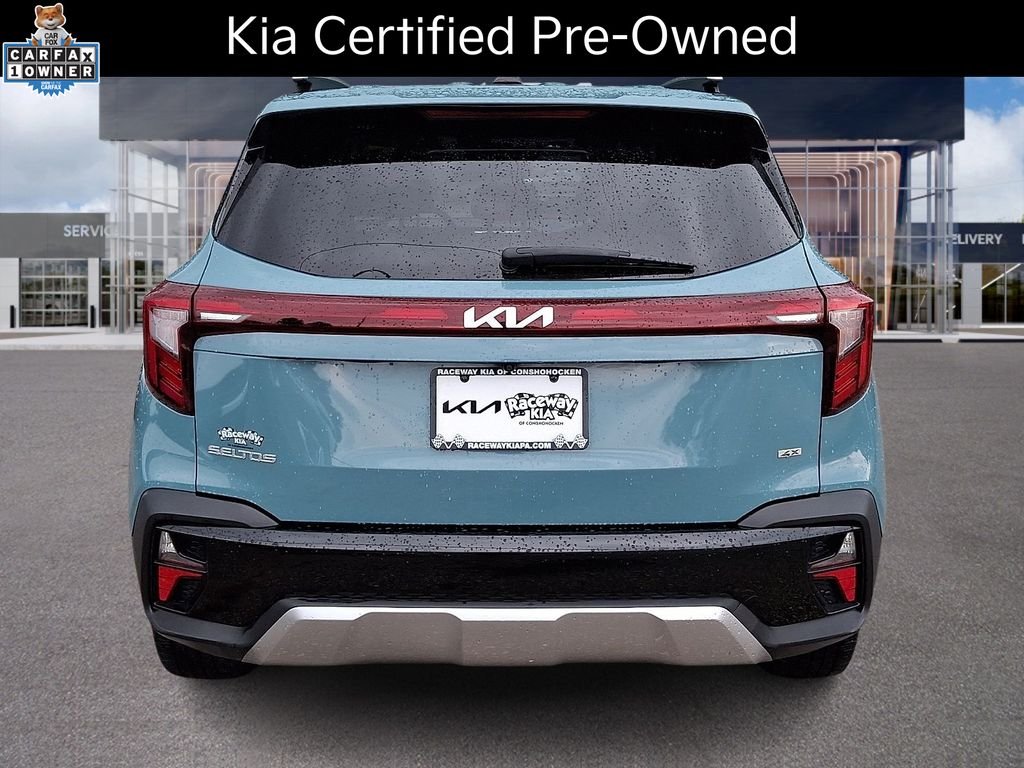 Certified Used 2024 Blue Kia EX image 6