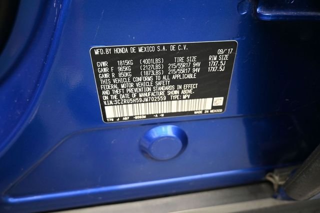 Used 2018 Aegean Blue Metallic Honda EX image 19