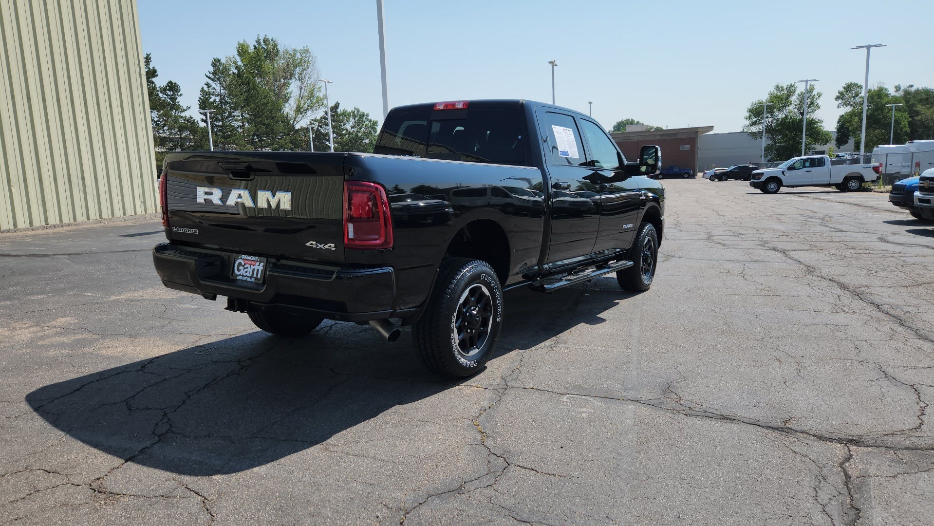 Used 2025 Diamond Black Crystal Pearlcoat Ram Laramie image 9