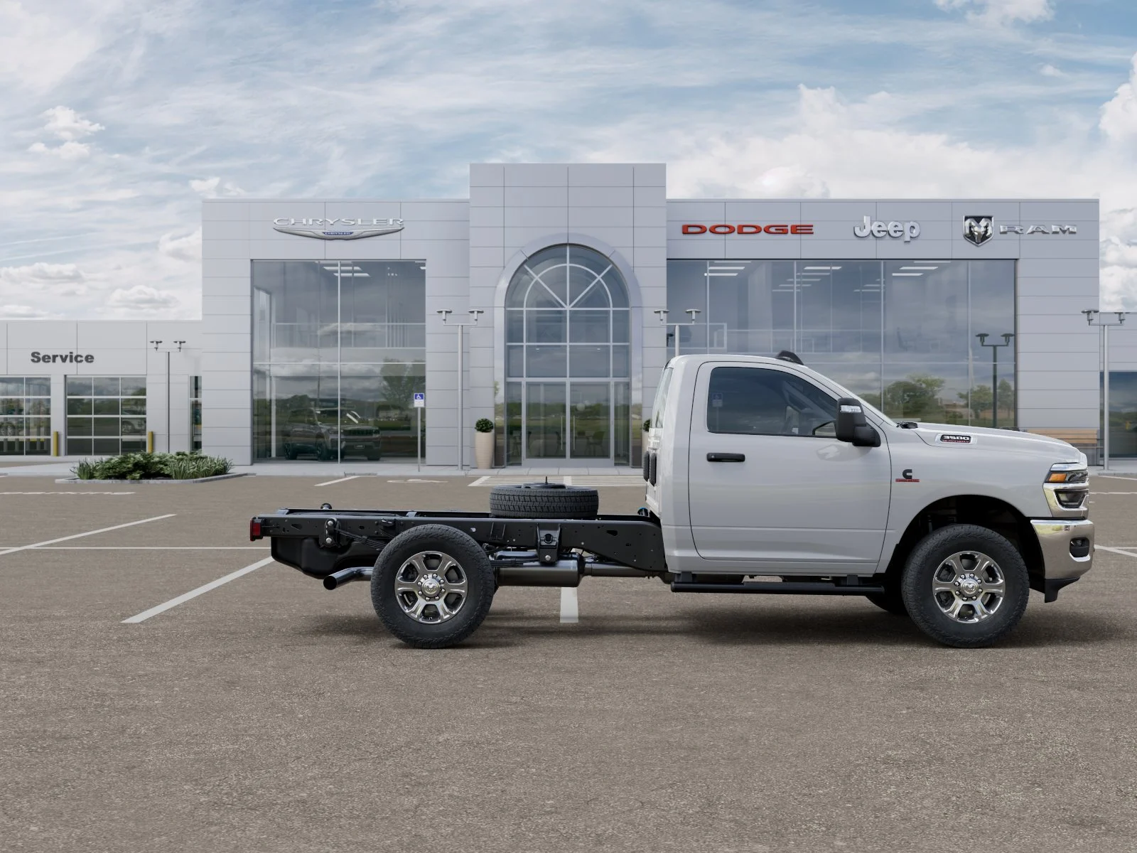New 2026 Bright White Clear-Coat Exterior Paint RAM Tradesman image 49