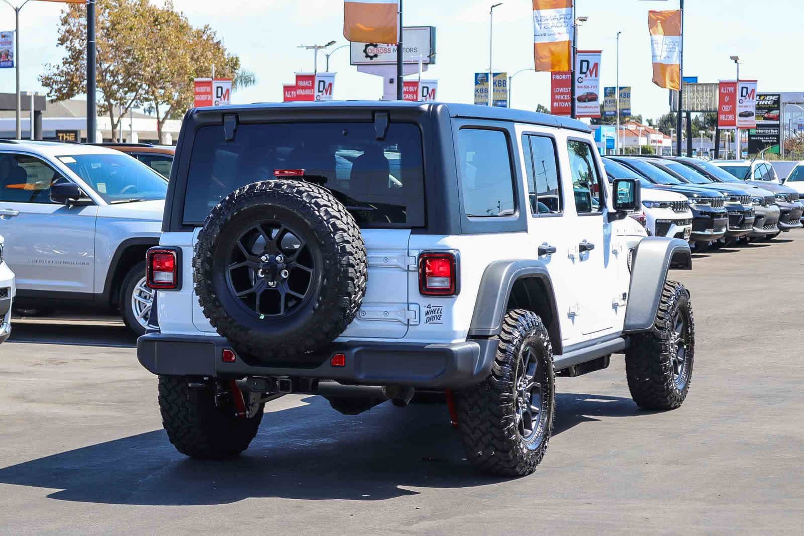 New 2026 Bright White Clear-Coat Exterior Paint Jeep Willys image 4
