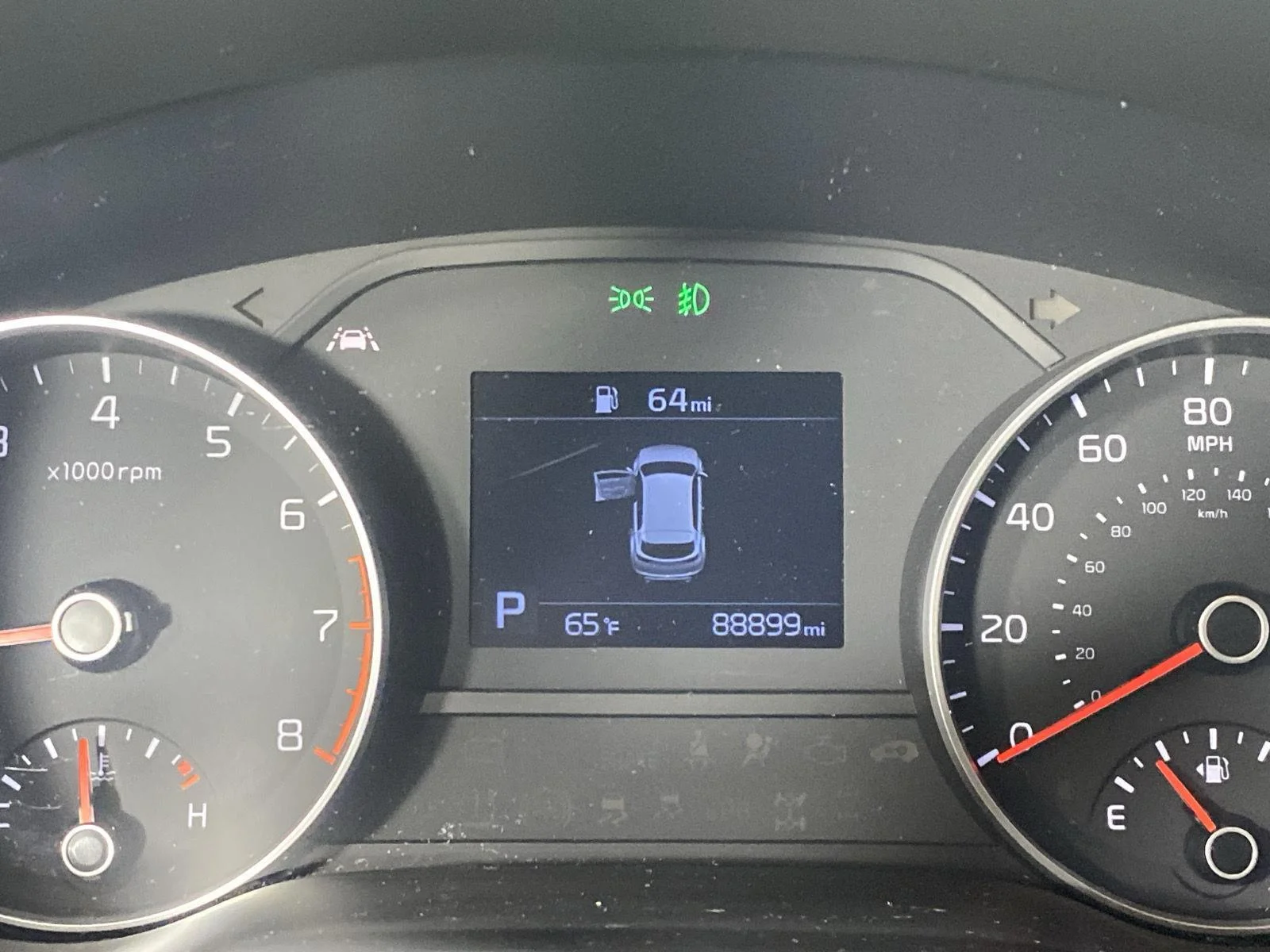 Used 2020 Black Cherry Kia LX image 18