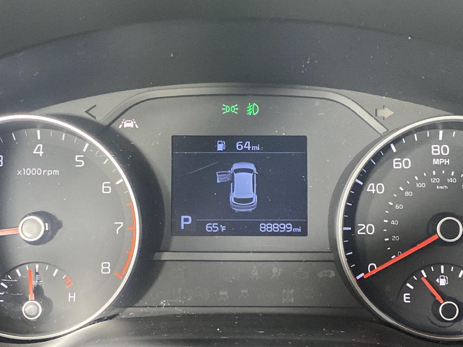Used 2020 Black Cherry Kia LX image 18