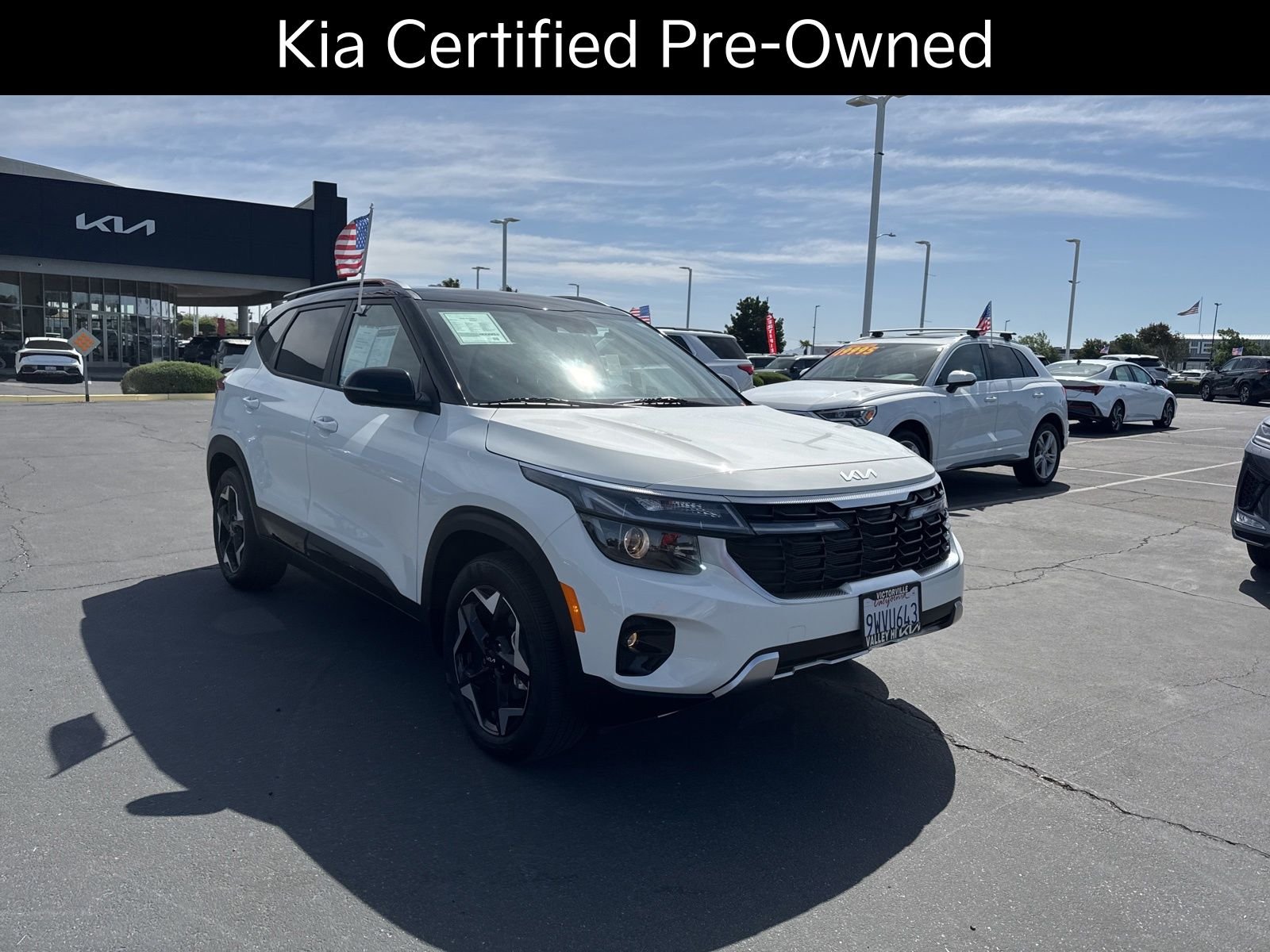 Certified Used 2026 Clear White/Black Roof Kia S image 4