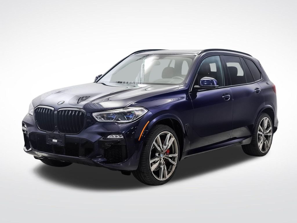 Used 2021 Blue BMW M50i image 1