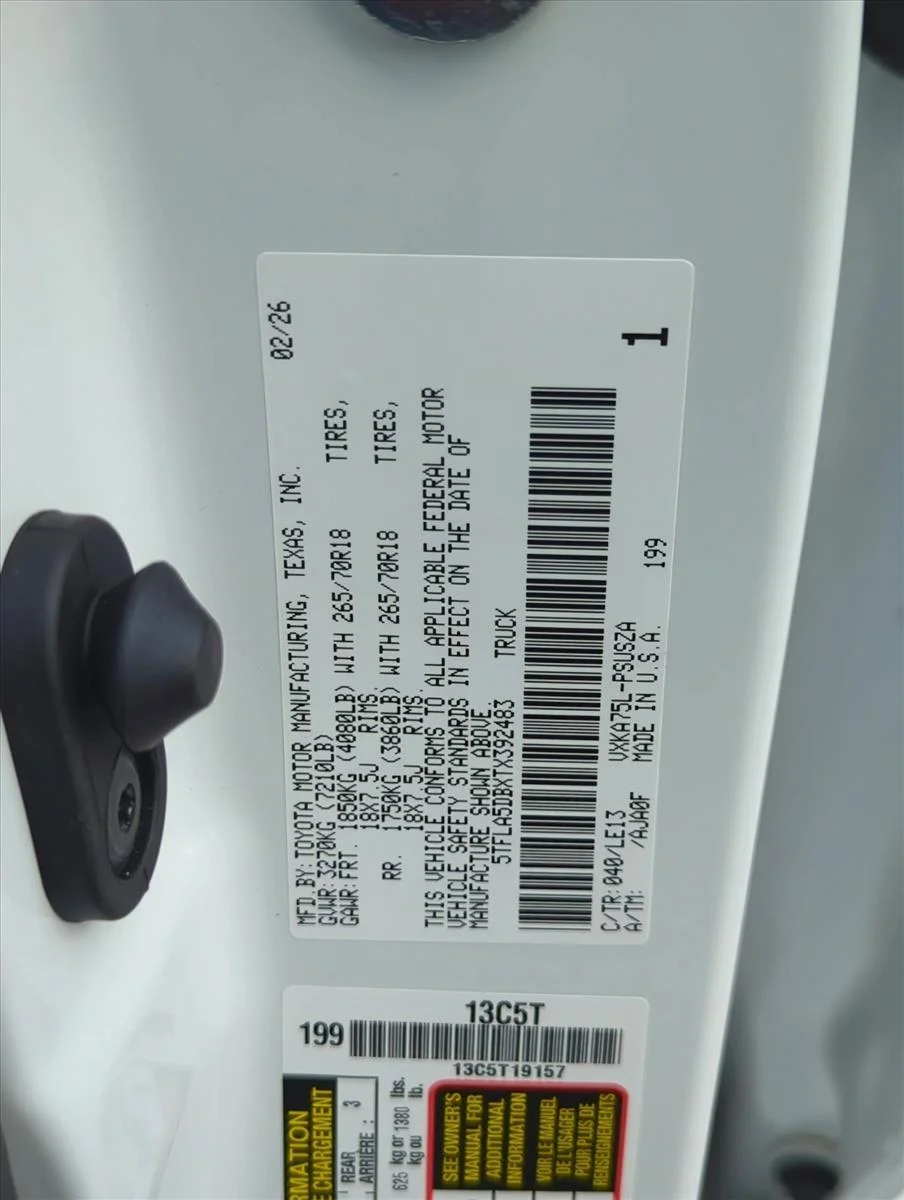 Used 2026 Ice Cap Toyota SR5 image 25