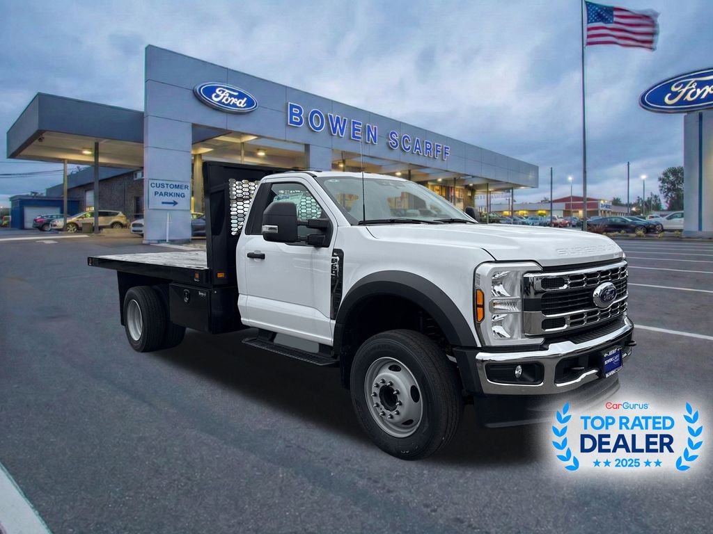 New 2024 Oxford White Ford Platform Body image 1