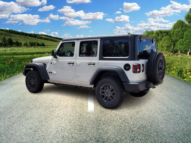New 2025 Bright White Clear-Coat Exterior Paint Jeep Sport S image 3