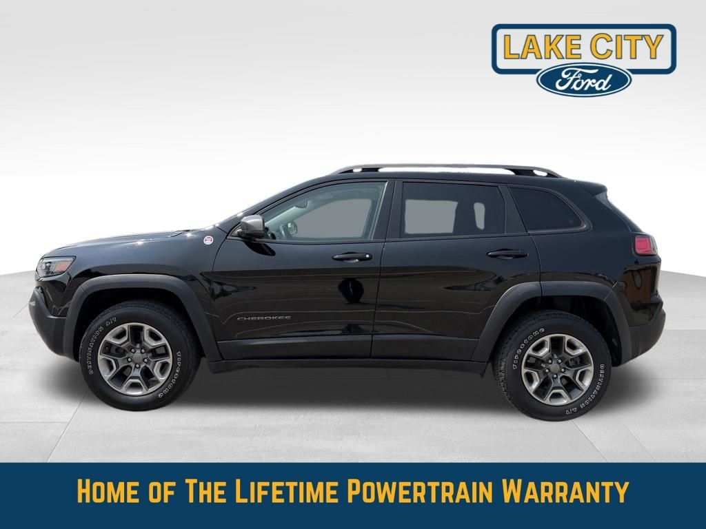 Used 2019 Jeep Cherokee Trailhawk with VIN 1C4PJMBX9KD271888 for sale in Lake City, Minnesota