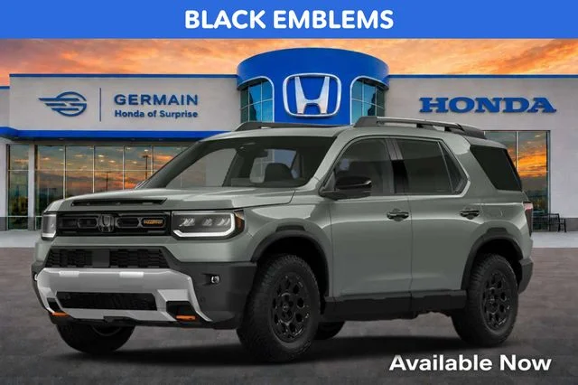 New 2026 Ash Green Metallic Honda TrailSport Elite Blackout image 1