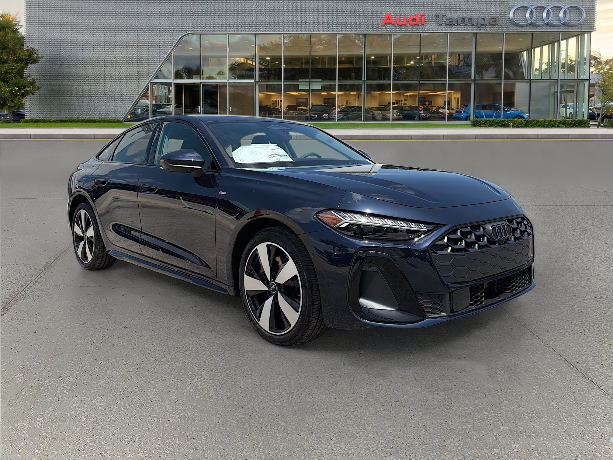 New 2026 Firmament Blue Metallic Audi Premium Plus image 1