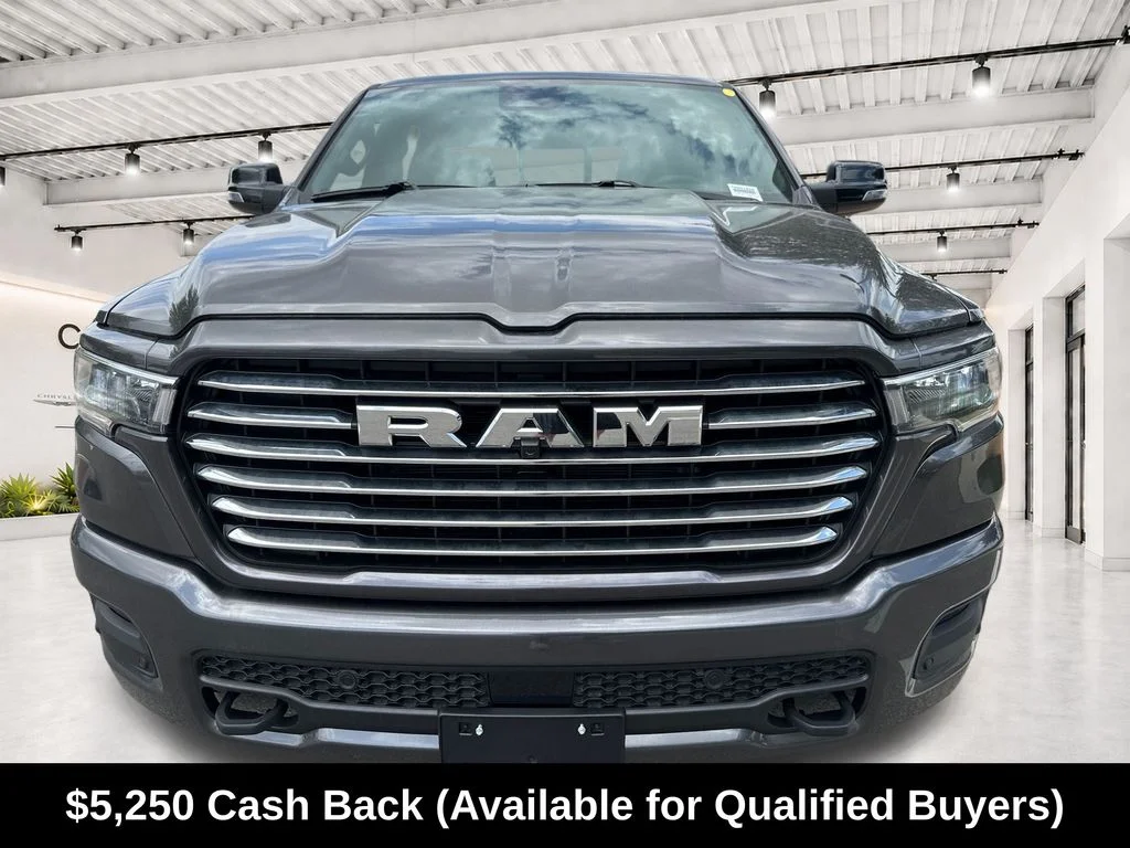 New 2026 Granite Crystal Metallic Clear-Coat Exterior Paint RAM Laramie image 3