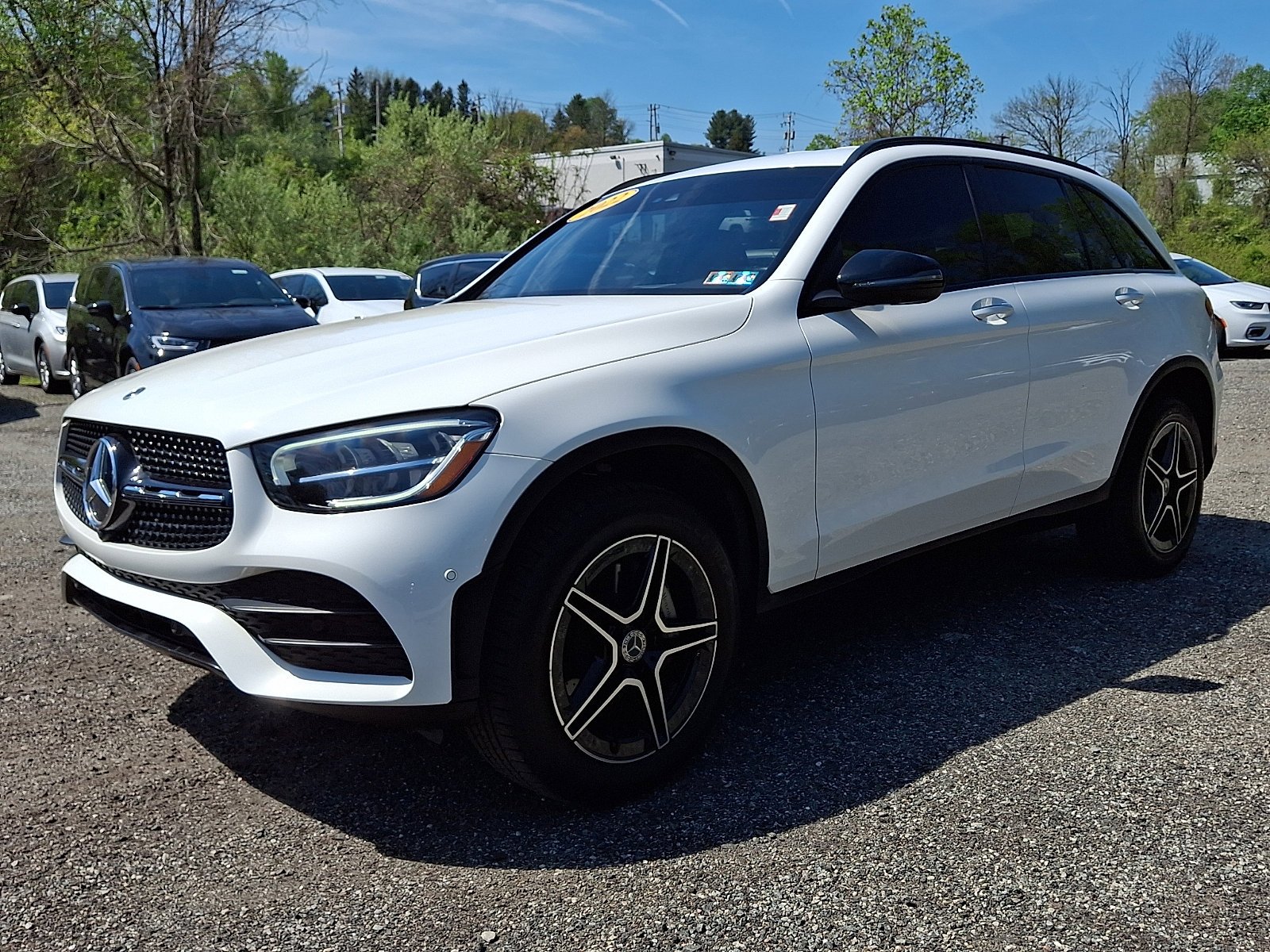 Used 2022 Polar White Mercedes-Benz GLC 300 image 3