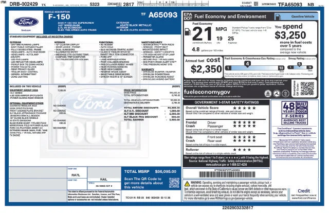 New 2026 Agate Black Metallic Ford XLT image 5