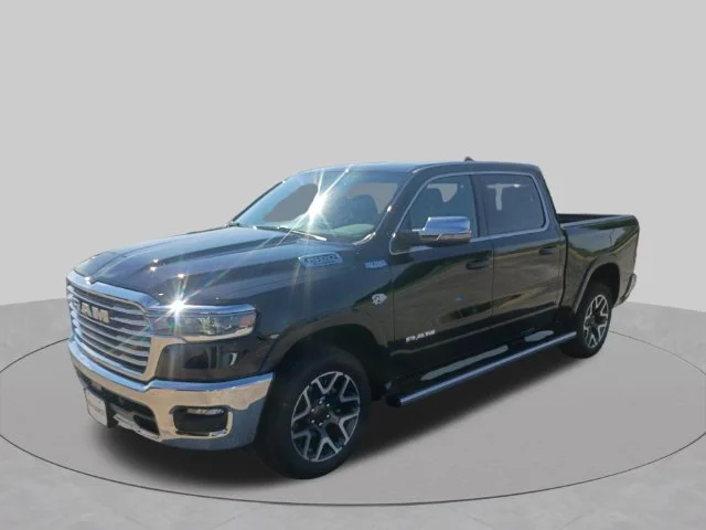 New 2027 Diamond Black Crystal Pearl-Coat Exterior Paint RAM Laramie image 1