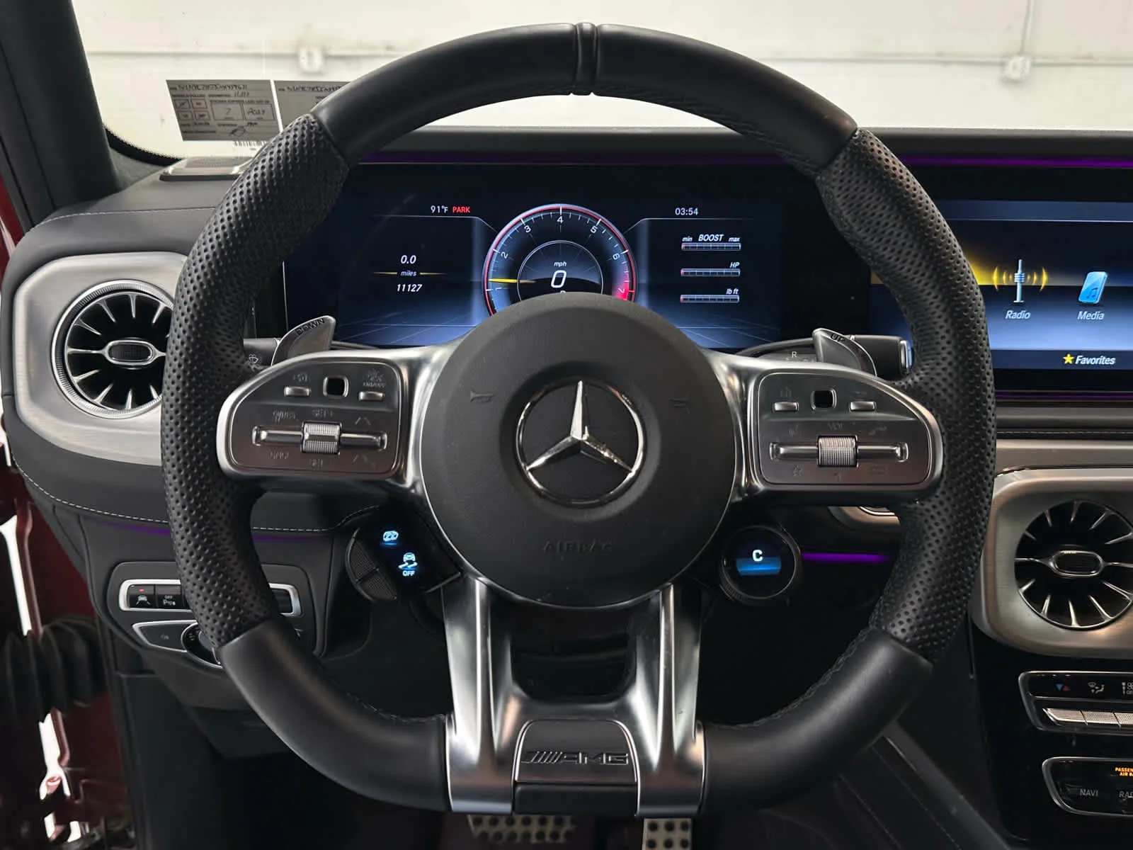Used 2022 MANUFAKTUR Cardinal Red Metallic Mercedes-Benz AMG® G 63 image 24