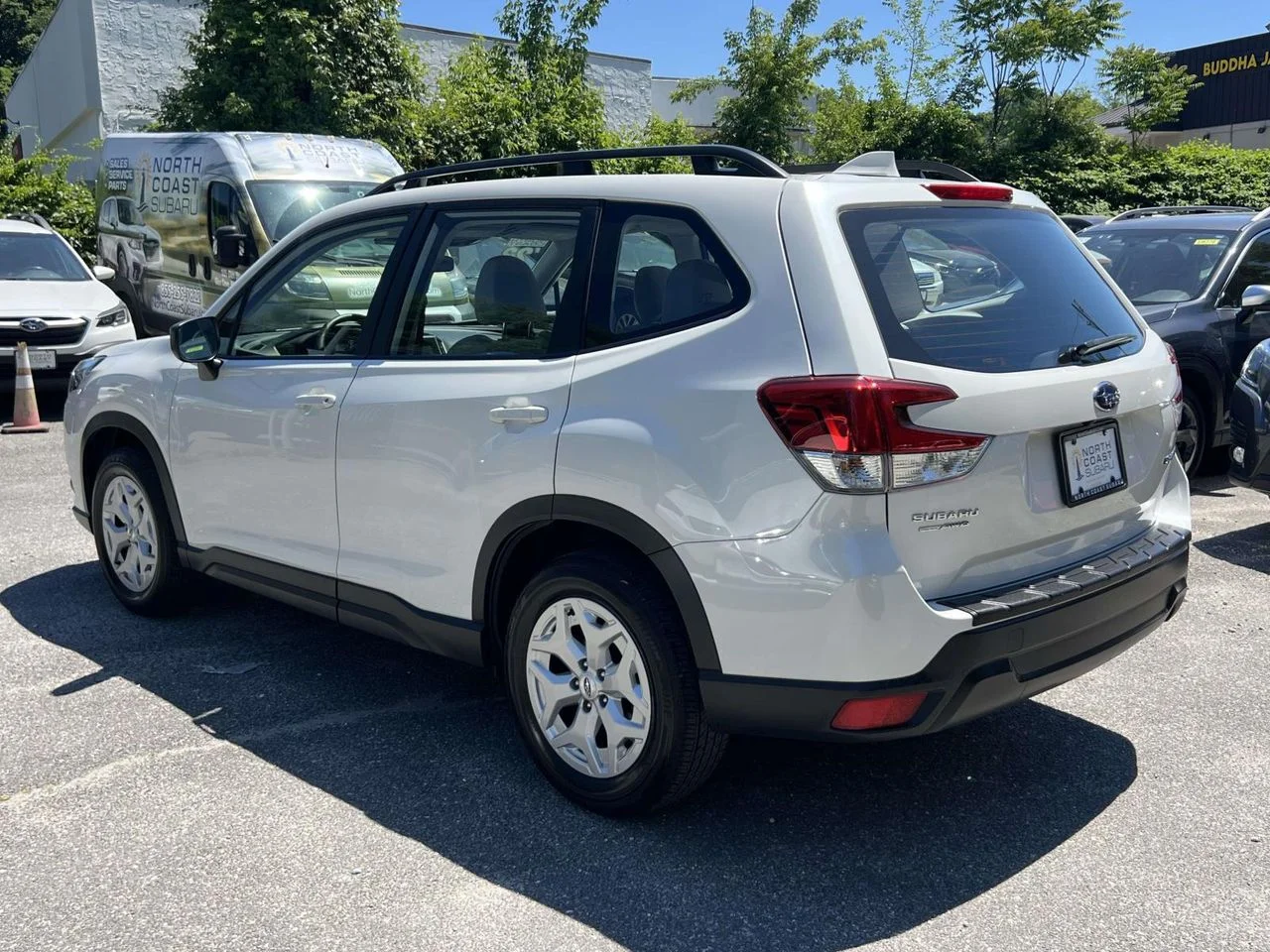 Used 2023 Crystal White Pearl Subaru Base image 5