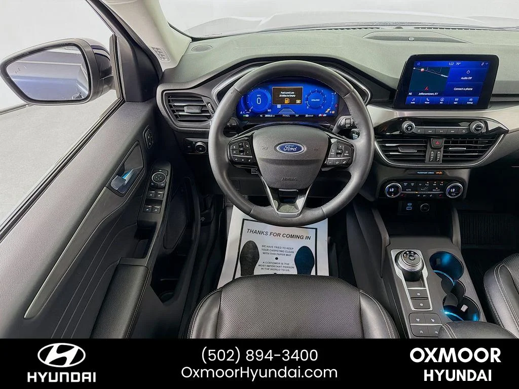 Used 2021 Antimatter Blue Metallic Ford Titanium image 23