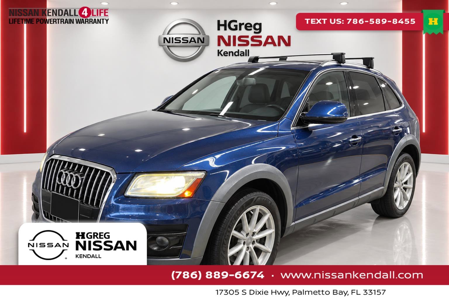 Used 2017 Blue Audi 2.0T Premium Plus image 1