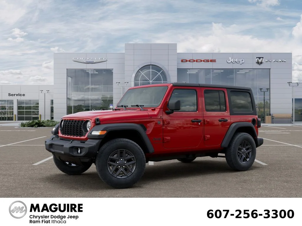 New 2026 Firecracker Red Clear-Coat Exterior Paint Jeep Sport S image 2