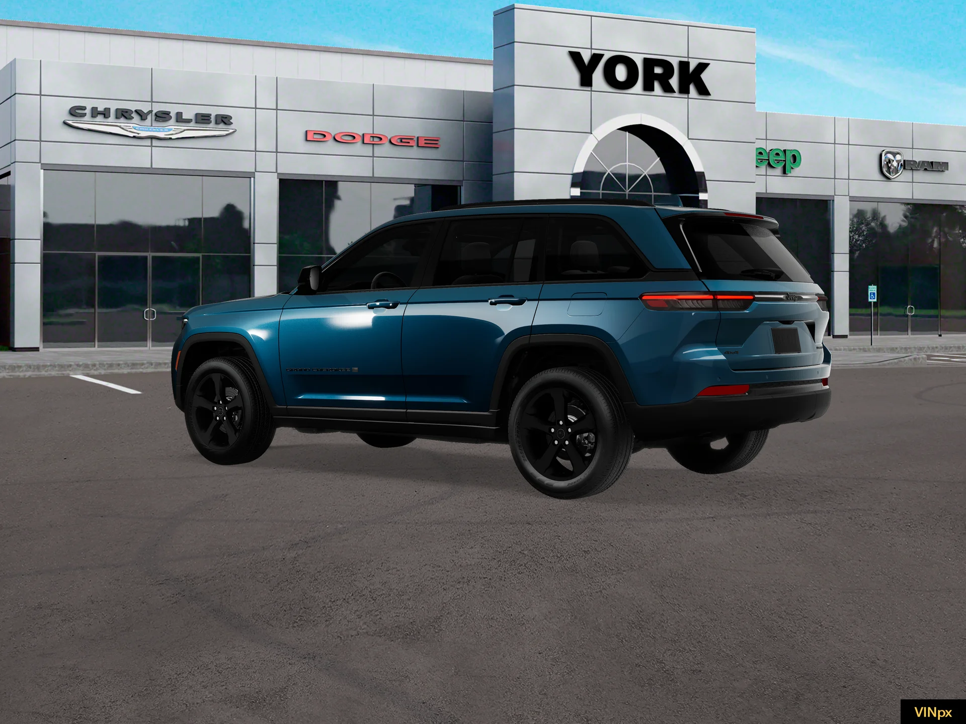 New 2027 Fathom Blue Pearl-Coat Paint Jeep Limited image 4