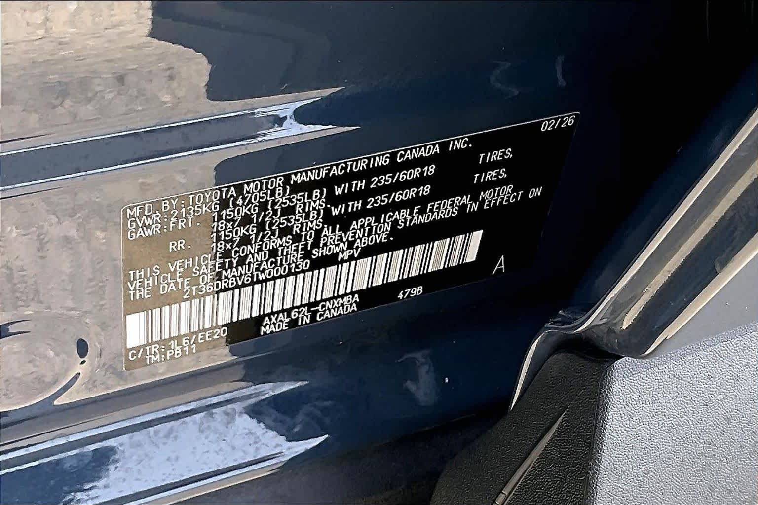 Certified Used 2026 Storm Cloud Toyota XLE Premium image 33