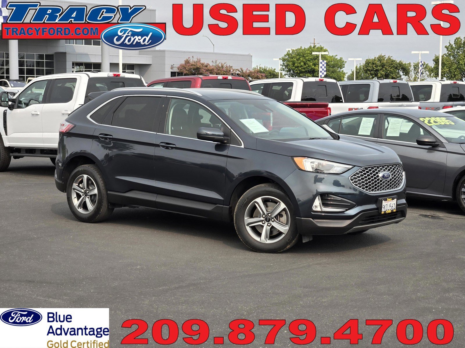 Certified Used 2024 Blue Ford  image 1