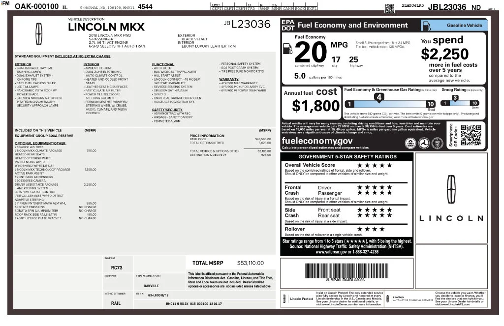 Used 2018 Black Lincoln Reserve image 4