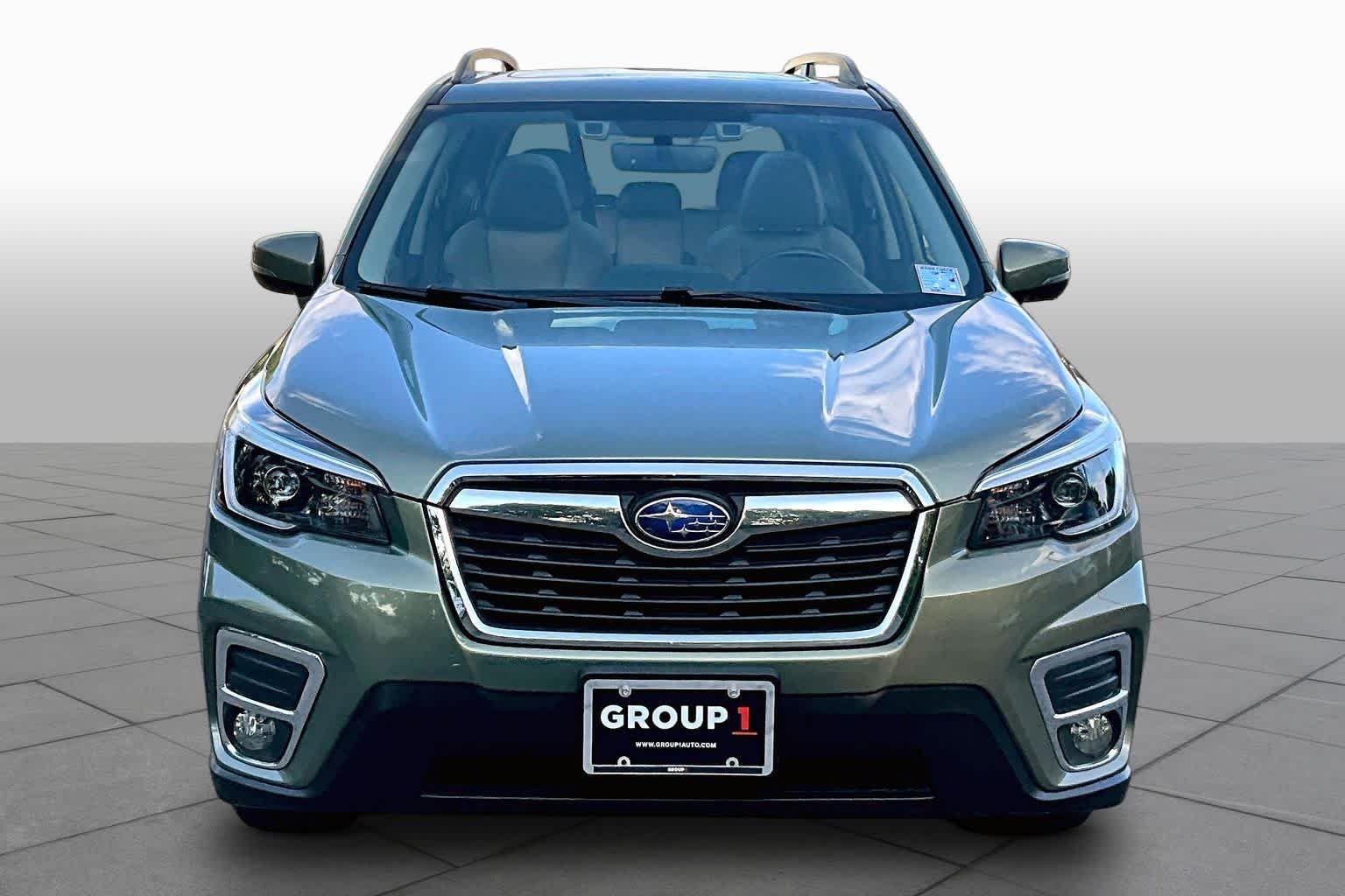 Used 2021 Jasper Green Metallic Subaru Limited image 4