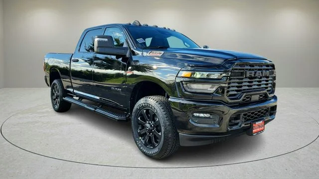 New 2026 Diamond Black Crystal Pearlcoat RAM Big Horn image 5