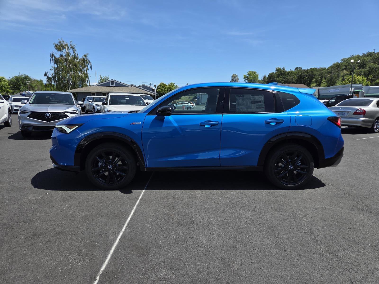 New 2026 Double Apex Blue Pearl II Acura w/A-Spec Advance Package AWD image 8