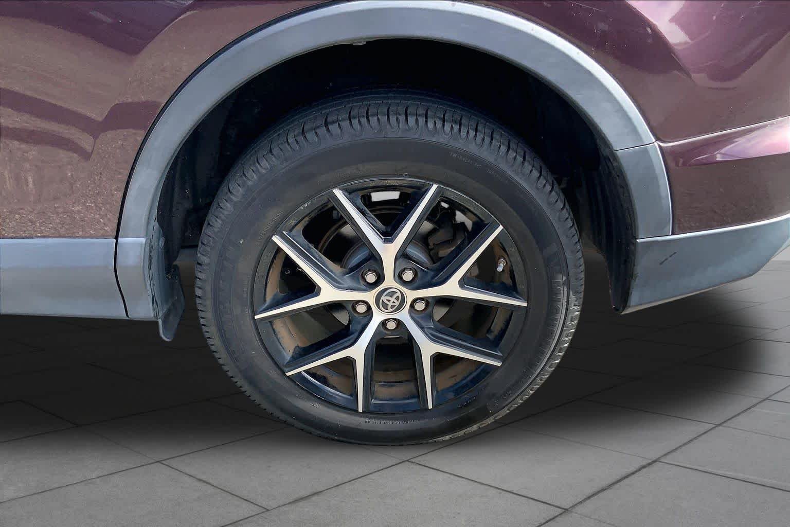 Used 2017 Black Currant Metallic Toyota SE image 10