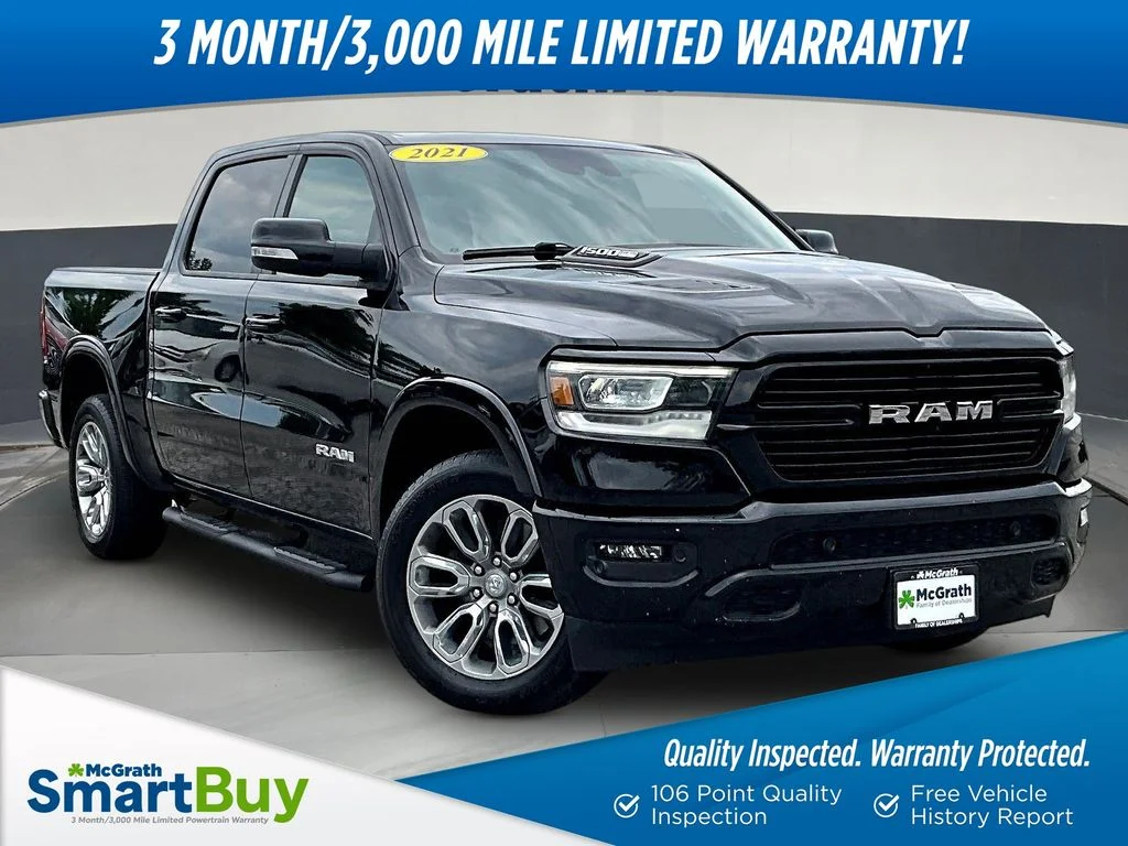 Certified Used 2021 Black Ram Laramie image 1