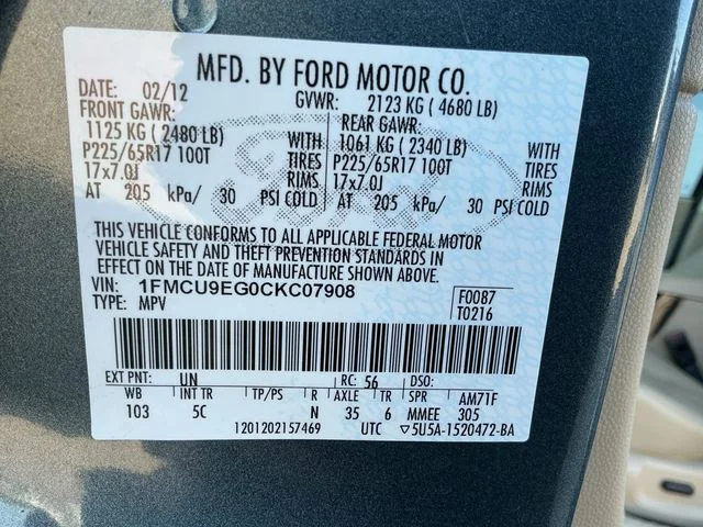Used 2012 Steel Blue Metallic Ford Limited image 25