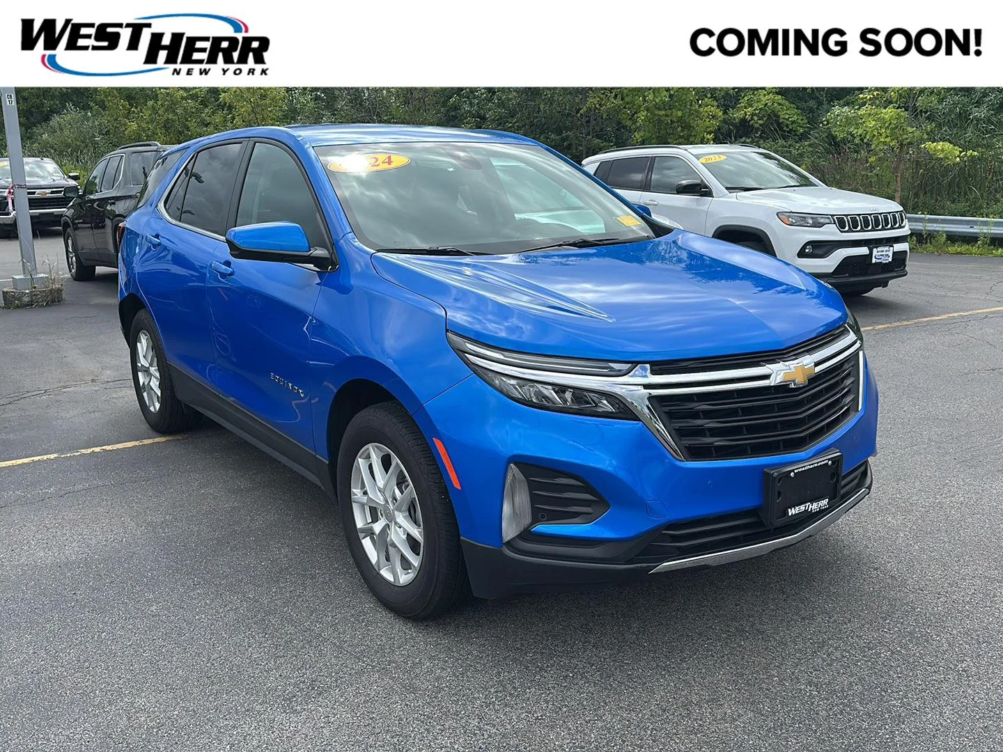 Used 2024 Riptide Blue Metallic Chevrolet LT image 1