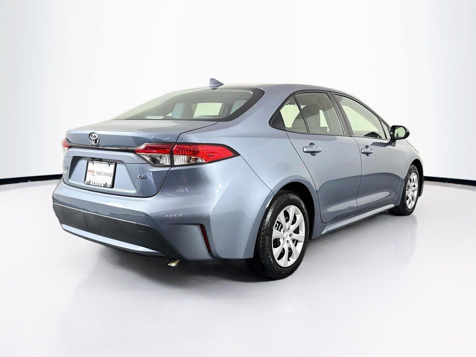 Used 2020 Celestite Gray Metallic Toyota LE image 2