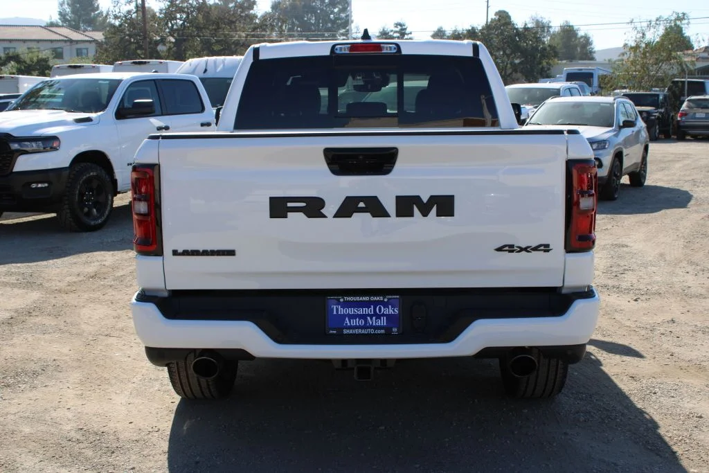 New 2026 Bright White Clear-Coat Exterior Paint Ram Laramie image 5