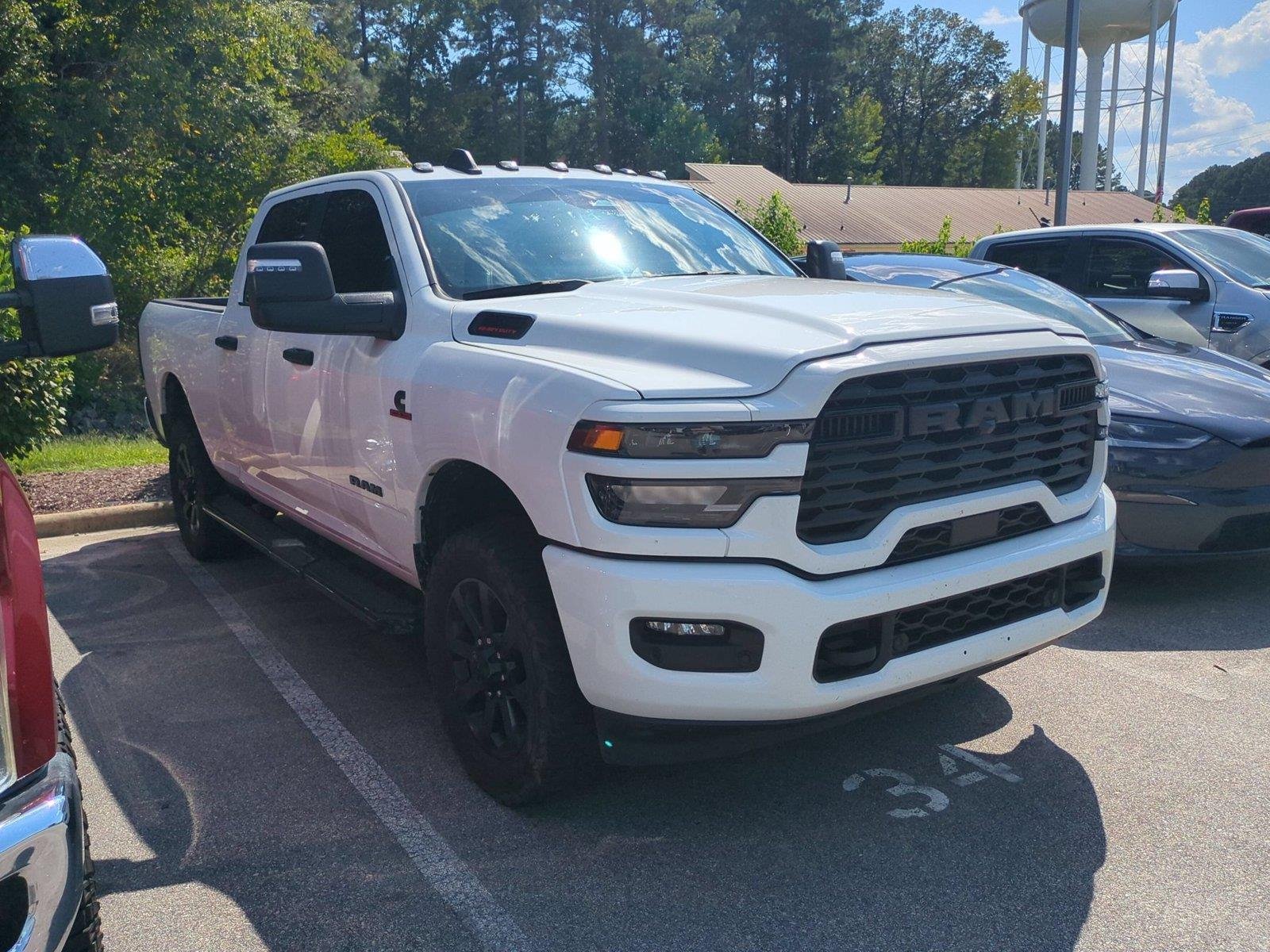 Used 2025 Bright White Clearcoat Ram Big Horn image 3