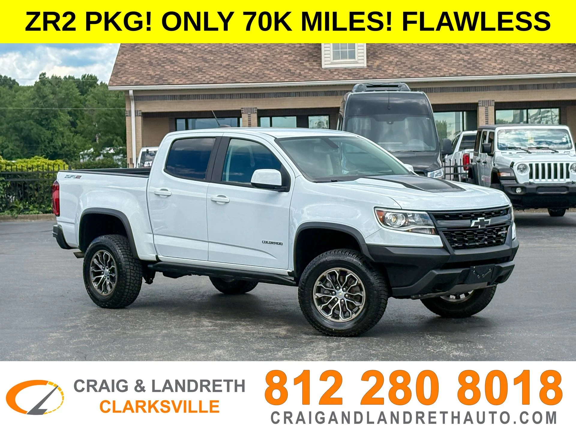 Used 2019 White Chevrolet ZR2 image 1