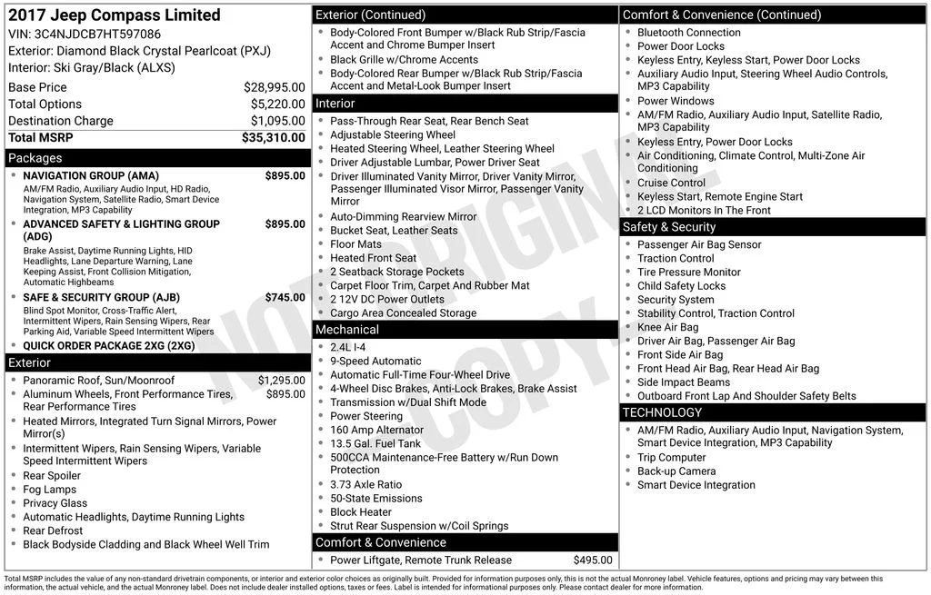 Certified Used 2017 Black Jeep Limited image 13