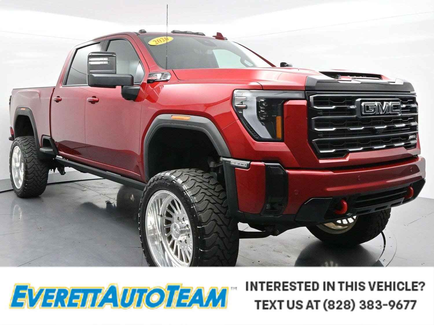 GMC K2500 ピックアップ Wグースネックフラットベッドトレーラーレッド Pre-Owned 2026 GMC Sierra 2500HD AT4 Crew Cab Pickup in Hickory