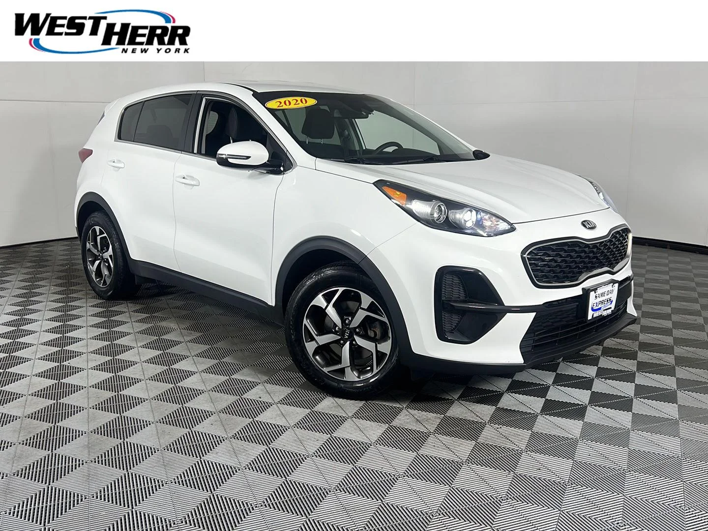 Used 2020 Clear White Kia LX image 1