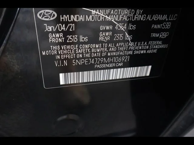 Used 2021 Black Hyundai SEL Plus image 32