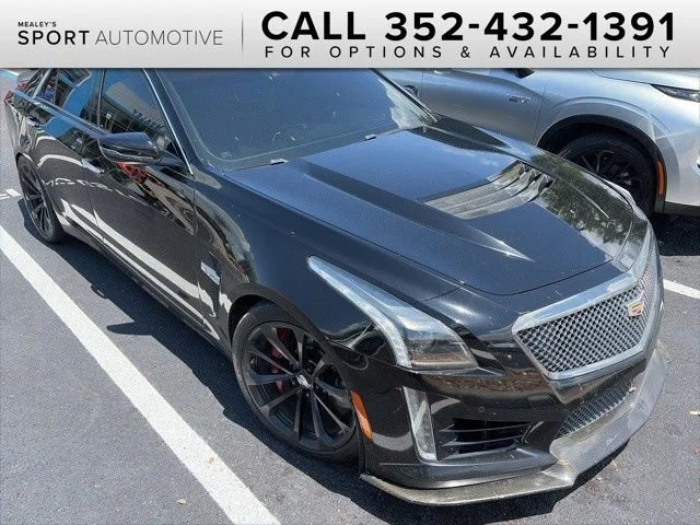 BLACK RAVEN 2017 Cadillac CTS-V RWD Sedan Rear-Wheel Drive