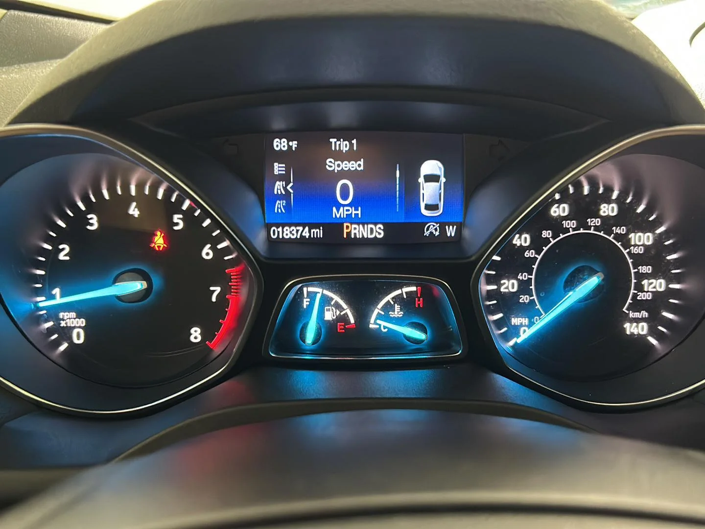 Used 2018 Shadow Black Ford Titanium image 8