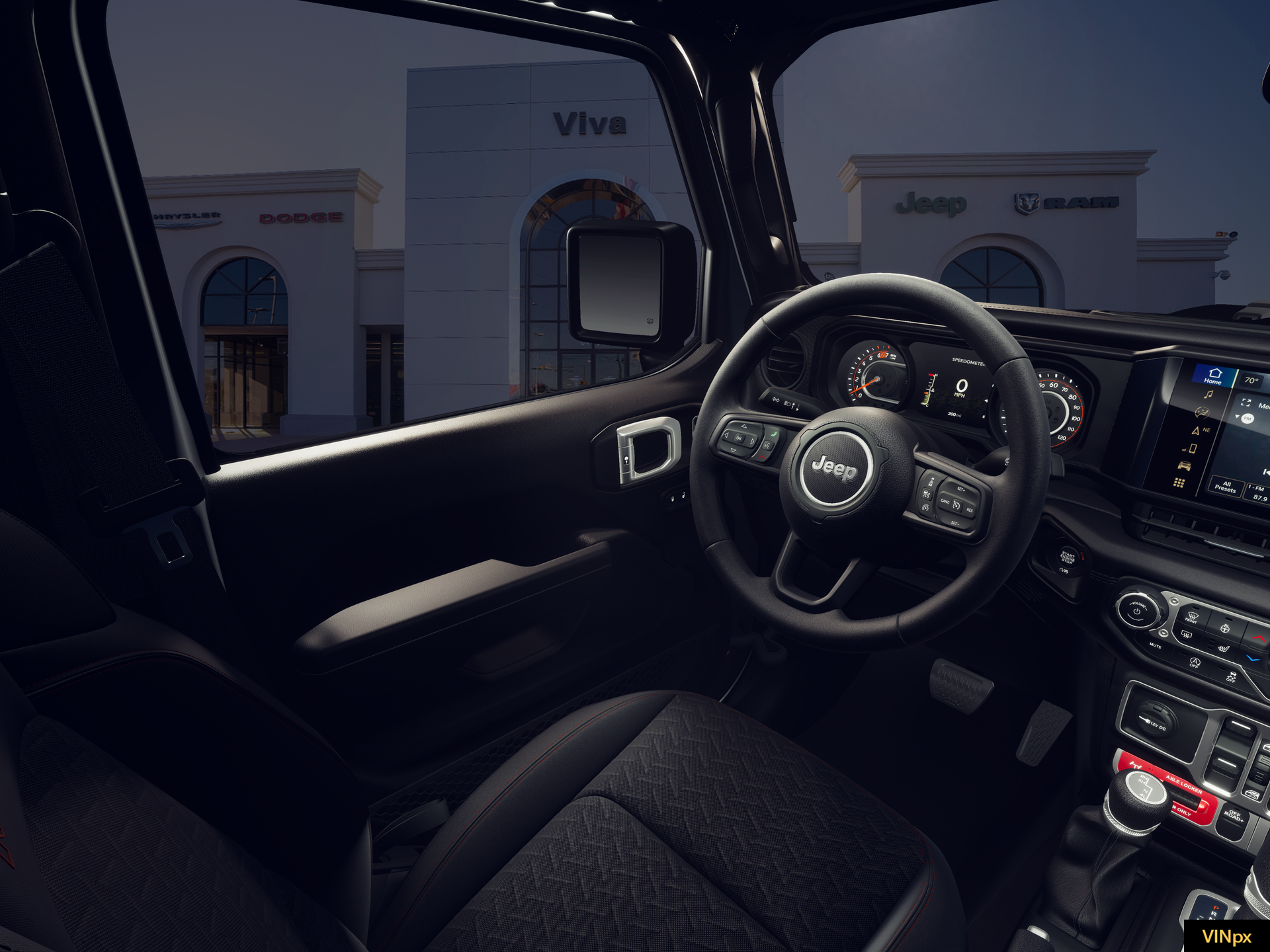 New 2026 Bright White Clear-Coat Exterior Paint Jeep Mojave image 33