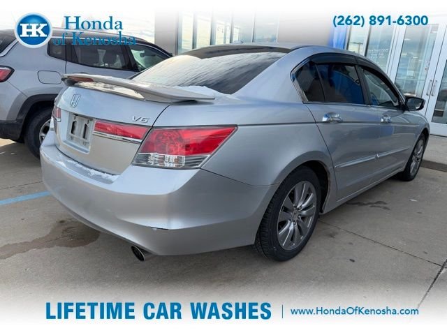 Used 2012 Honda Accord EX-L V6 with VIN 1HGCP3F89CA001431 for sale in Bristol, WI