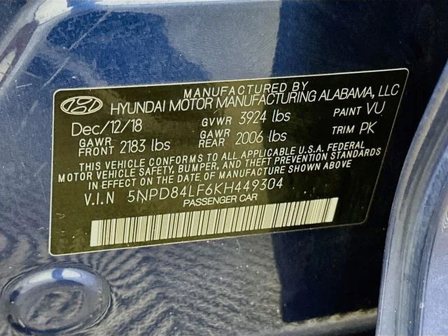 Pre-Owned 2019 Hyundai Elantra SEL