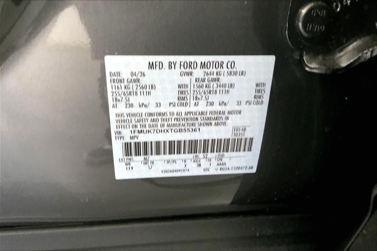 New 2026 Carbonized Gray Metallic Ford Active image 20
