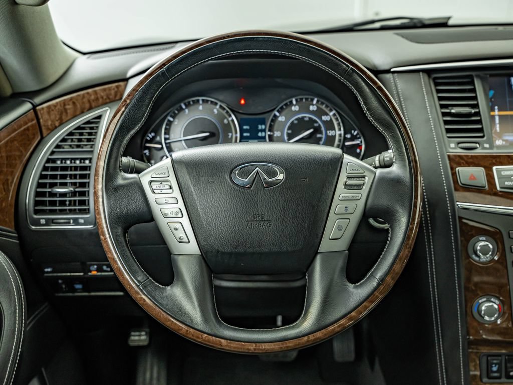Used 2017 Black Obsidian INFINITI  image 24
